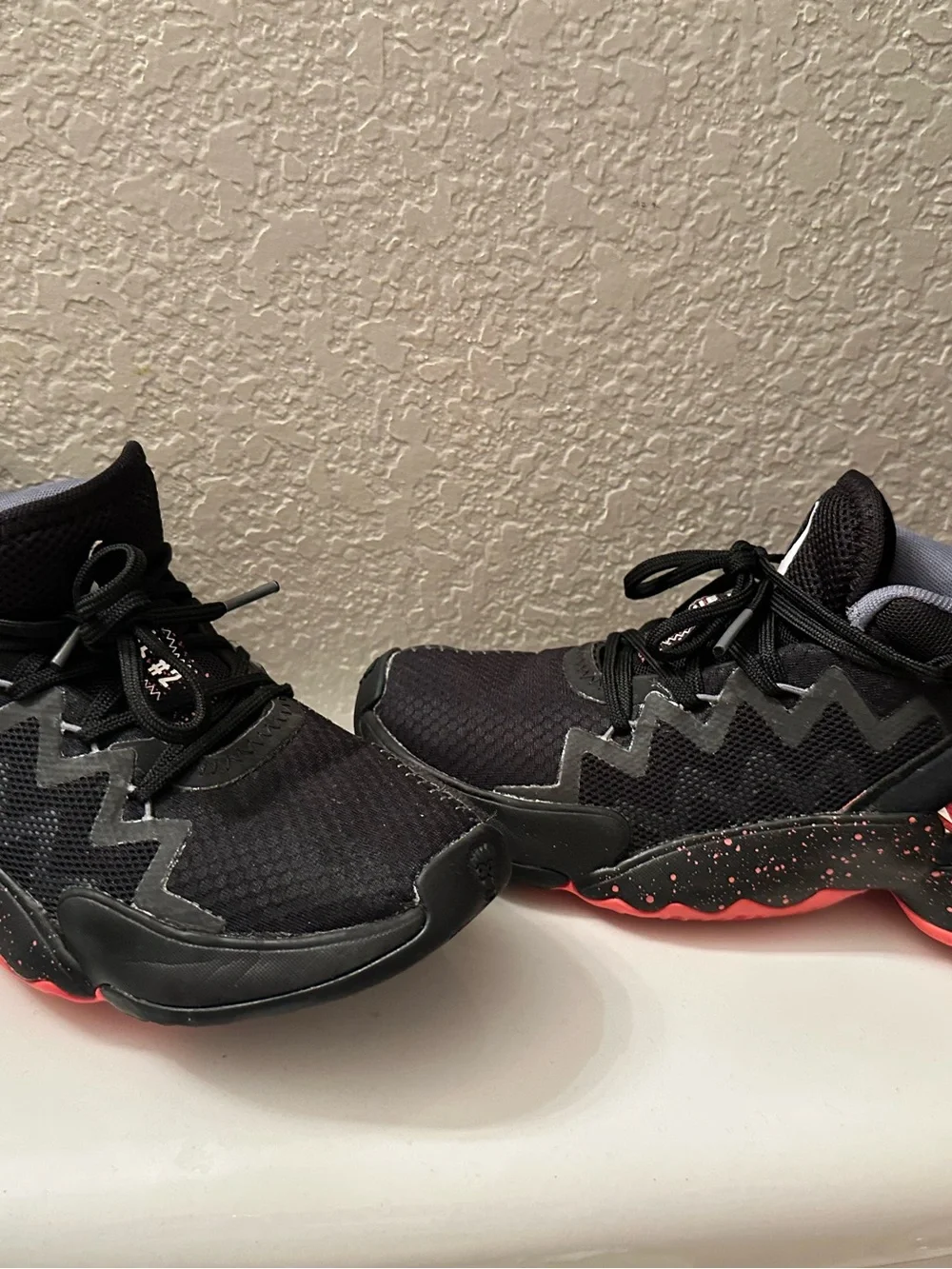 Adidas marvel venom Black and red Sneakers